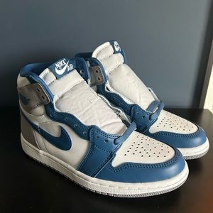 Nike Air Jordan 1 Retro High OG 'True Blue' Shoes DZ5485-410 Size 4 |Women’s 5.5